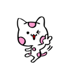 楽描き水玉ねこたん（個別スタンプ：36）