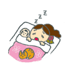 くのいちとこけしちゃん（個別スタンプ：40）