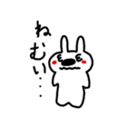白うさぎ 桃次郎（個別スタンプ：19）