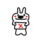 白うさぎ 桃次郎（個別スタンプ：25）