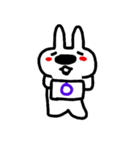 白うさぎ 桃次郎（個別スタンプ：26）
