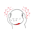 白い生き物（個別スタンプ：1）