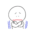 白い生き物（個別スタンプ：5）
