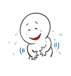 白い生き物（個別スタンプ：12）