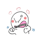 白い生き物（個別スタンプ：24）