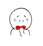 白い生き物（個別スタンプ：31）
