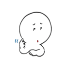 白い生き物（個別スタンプ：35）