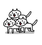 ようきなねこ（個別スタンプ：3）