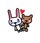 うさぎ兄弟（個別スタンプ：3）