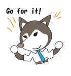 Husky manager English version（個別スタンプ：2）