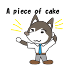 Husky manager English version（個別スタンプ：6）