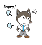 Husky manager English version（個別スタンプ：8）