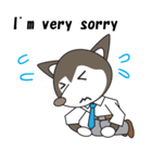 Husky manager English version（個別スタンプ：20）