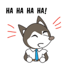 Husky manager English version（個別スタンプ：24）