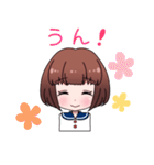 おかっぱちゃん（個別スタンプ：1）