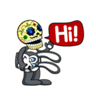 Funny Skeletons！ Part One.（個別スタンプ：1）