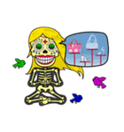 Funny Skeletons！ Part One.（個別スタンプ：19）