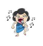 Crazy Aunt（個別スタンプ：3）