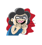 Crazy Aunt（個別スタンプ：7）