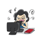 Crazy Aunt（個別スタンプ：15）