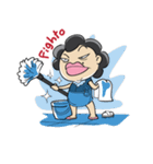 Crazy Aunt（個別スタンプ：23）