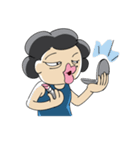 Crazy Aunt（個別スタンプ：29）