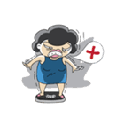 Crazy Aunt（個別スタンプ：33）