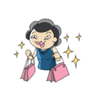 Crazy Aunt（個別スタンプ：36）