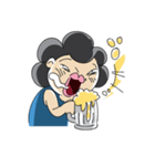 Crazy Aunt（個別スタンプ：38）