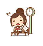 へっぽこ女子の元気なスタンプ！（個別スタンプ：37）