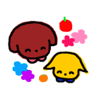 りんごとみかん（個別スタンプ：1）