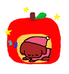 りんごとみかん（個別スタンプ：9）