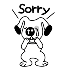 しろの日常（個別スタンプ：6）