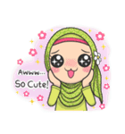 Flower Hijab 2（個別スタンプ：10）