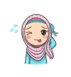 Flower Hijab 2（個別スタンプ：15）