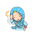 Flower Hijab 2（個別スタンプ：18）