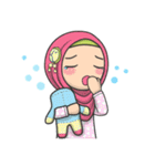 Flower Hijab 2（個別スタンプ：26）