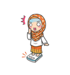 Flower Hijab 2（個別スタンプ：31）