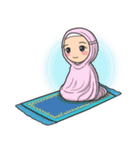 Flower Hijab 2（個別スタンプ：36）