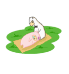 Alpaca Sheep Lover（個別スタンプ：5）