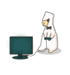 Alpaca Sheep Lover（個別スタンプ：17）