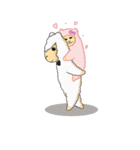Alpaca Sheep Lover（個別スタンプ：19）