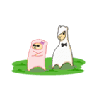 Alpaca Sheep Lover（個別スタンプ：23）