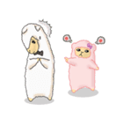 Alpaca Sheep Lover（個別スタンプ：25）