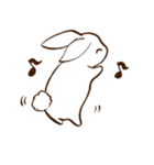 月のうさぎ（個別スタンプ：36）