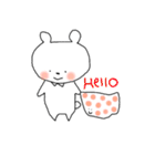 くまとブランケット（個別スタンプ：1）