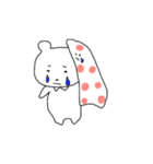 くまとブランケット（個別スタンプ：7）