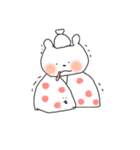 くまとブランケット（個別スタンプ：15）