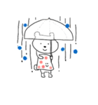 くまとブランケット（個別スタンプ：19）