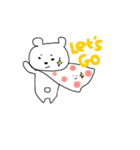 くまとブランケット（個別スタンプ：26）
